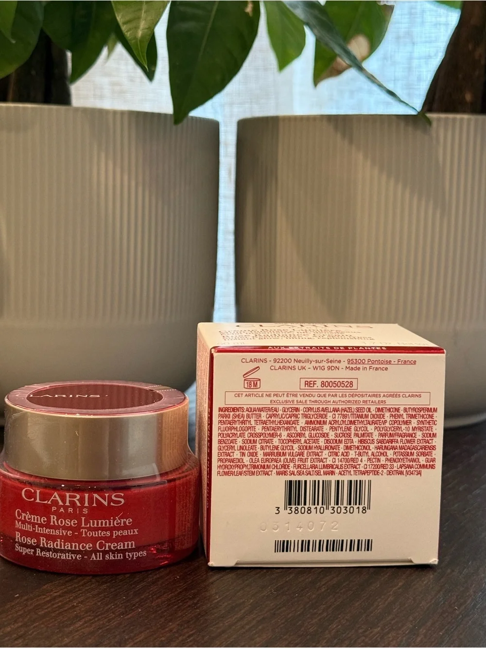 Clarins Super Restorative Rose Radiance Cream – 50ml / 1.7 oz | New & Sealed